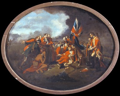 The Death of General Wolfe on 13th September 1759, c.1770 by Benjamin West